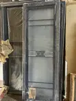 Brand New Aluminum Bathroom Door - Black - 2