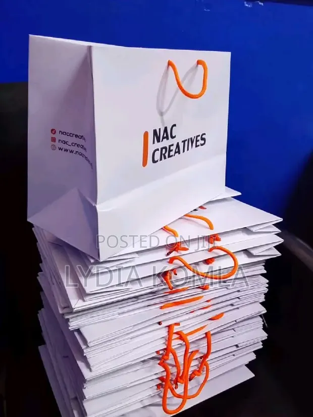Customized Paper Bags with Branding - 1