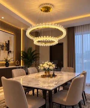 Modern Chandelier Light - Warm & White