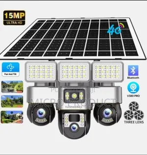 Solar 4G 3-Lens PTZ Camera