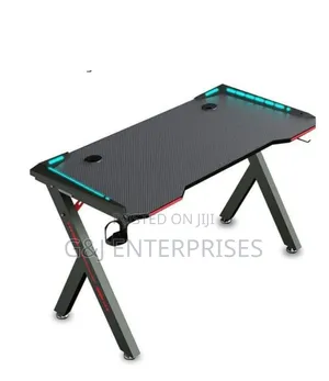 Luxury Gaming Table with RGB Lighting