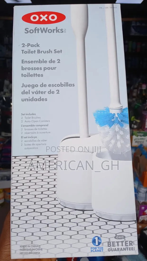 Oxo 2 Pack Toilet Brush Set - 1