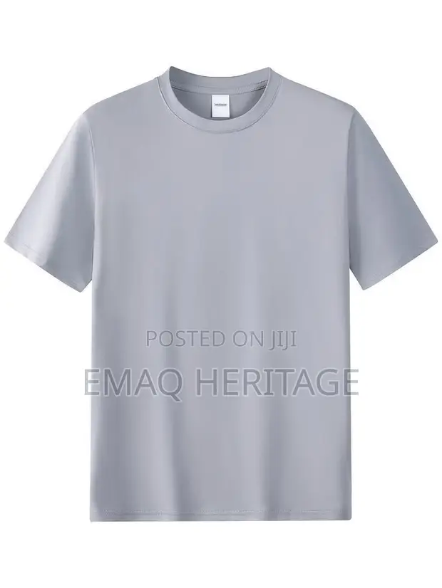Plain Light Grey Oversized T-Shirt - 1