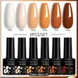 Lily'cute 6-Piece Warm-Toned Gel Nail Polish Set - 2
