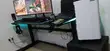 Durable Gaming Desk with RGB Light - 1