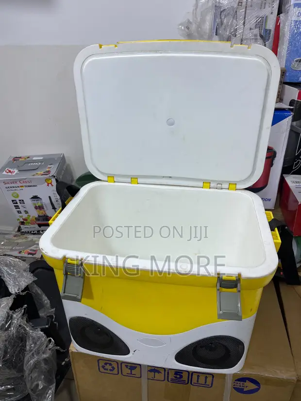 Durable Cooler with Speakers - Brand New - 1