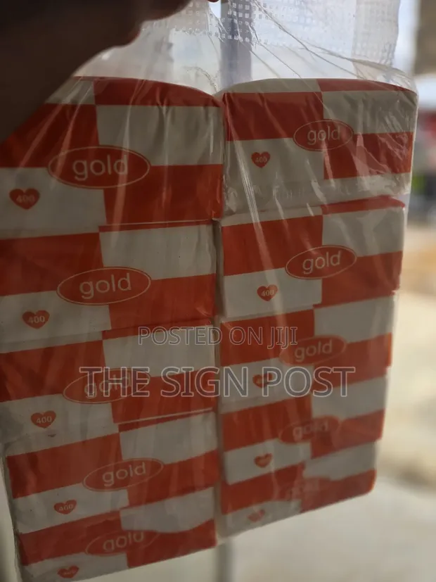 Gold Face Tissues - 1