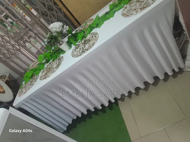 Table Spandex Skirting Rentals - 1