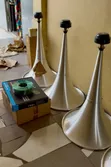Maxx-on 24-Inch Trumpet Horns, Amplifier, Cables, Wireless Mic Set - 3