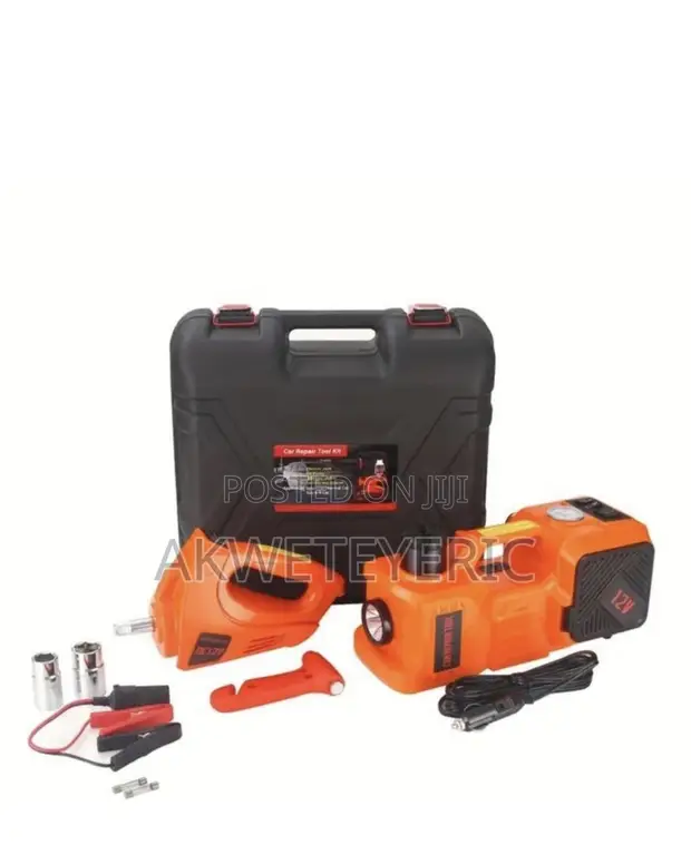 Portable Electronic Car Jack and Pump - 1