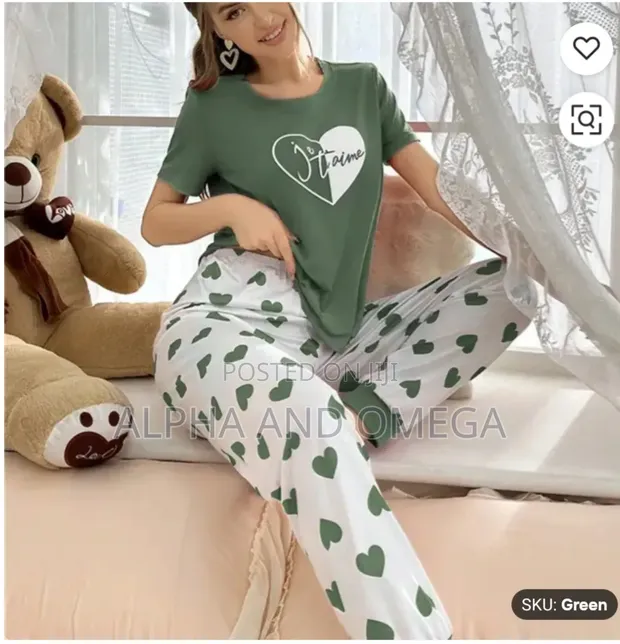 Ladies Two-Piece Pajamas - 1