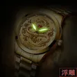 Gold-Tone Dragon Quartz Men's Watch - 2