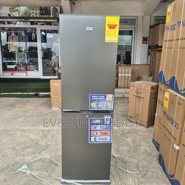 Brand New Nasco Bottom Freezer Refrigerator 258L with Lock - 1