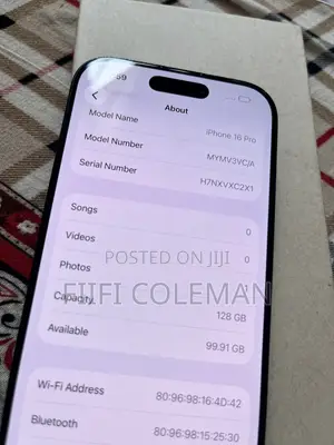 Apple iPhone 16 Pro 128GB Black