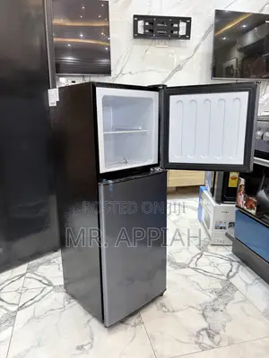 Brand New Nasco F2-13FL Top Mount Freezer Fridge (Dark Grey)