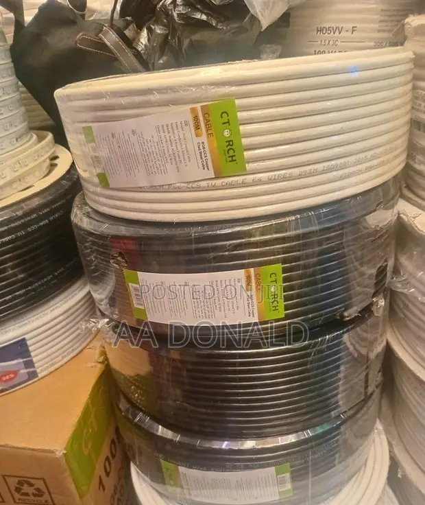 RG6 Coaxial Antenna Cable - 100m - 1