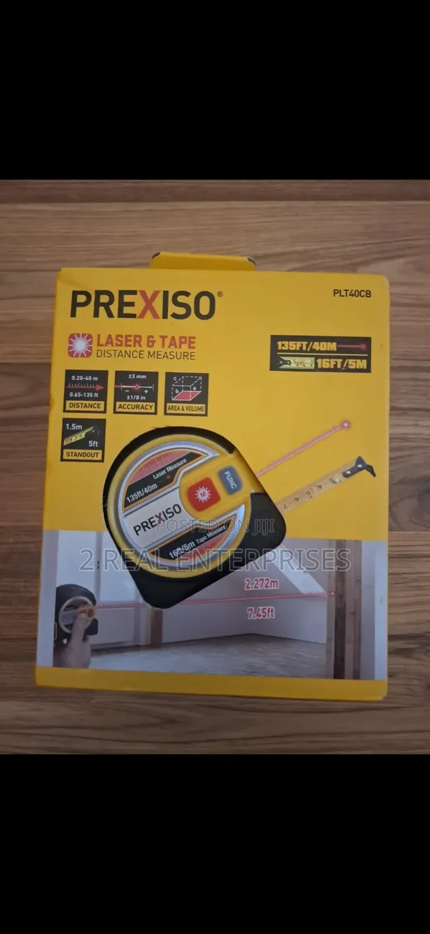 Prexiso 2-in-1 Laser Distance Measure (PLT40CB) - 1