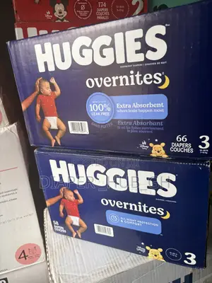 Huggies Overnites Nighttime Baby Diapers, Size 3