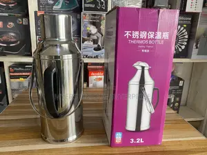 3.2L Stainless Steel Thermos Bottle - Hot & Cold