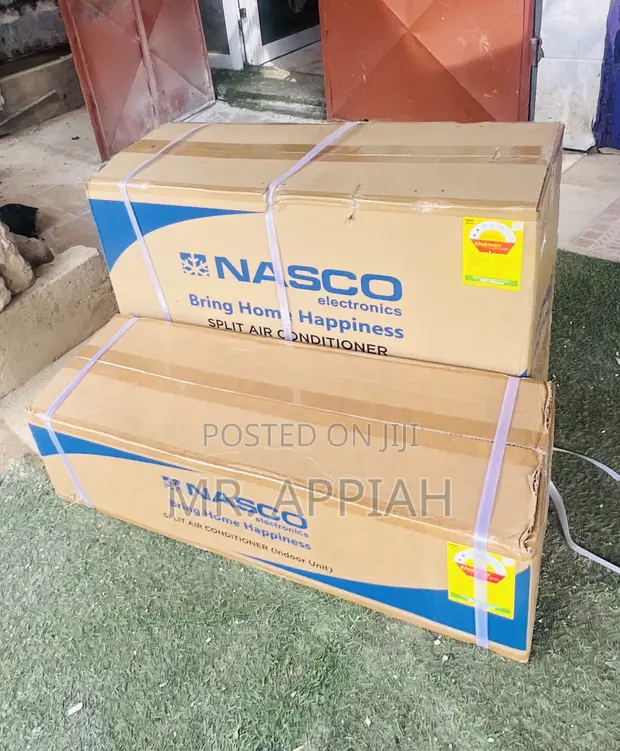 Nasco 1.5hp Non-Inverter AC (White) with Remote - 1