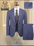 Timeless Daro 3-Piece Formal Suit with Black Buttons - 2