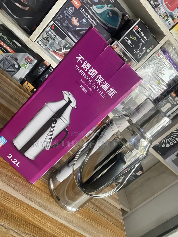 Large Stainless Steel Vacuum Thermos (3.2L) - 1