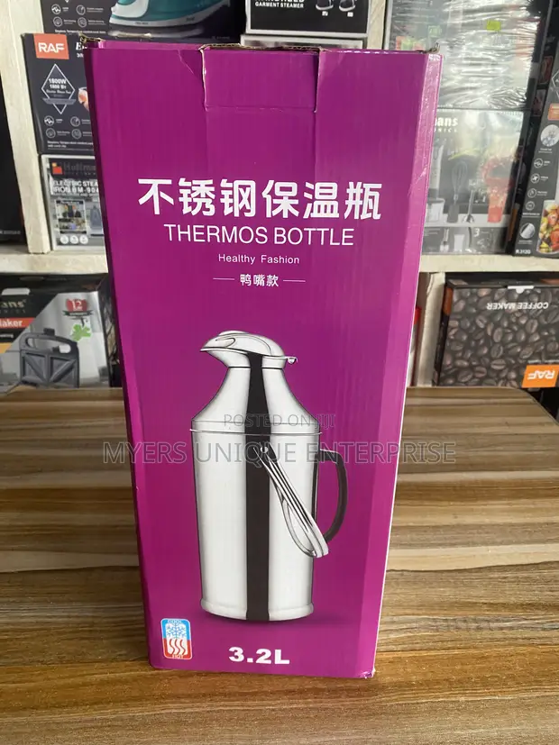 Stainless Steel 3.2L Thermos Bottle - 1
