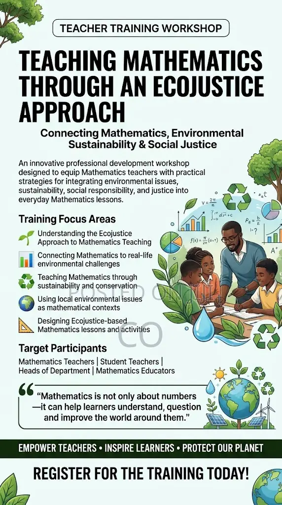 Innovative Math Teaching Workshop: Ecojustice Approach - 1