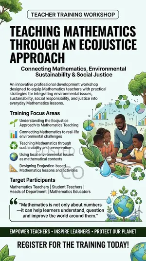 Innovative Math Teaching Workshop: Ecojustice Approach