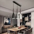 Minimalist Mechanical Wrought Iron Chandelier - 1