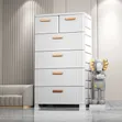 5-Layer Clothes Drawer - Beige - 3