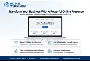 Professional Website & Flyer Design - Dictael Web Studio