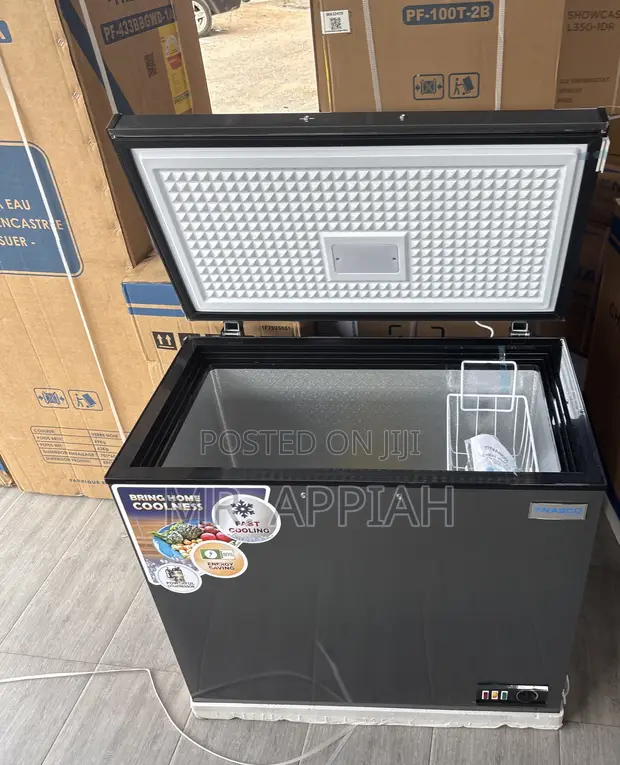 Latest Nasco 250FL Single Door Chest Freezer (200L) - Dark Grey - 1