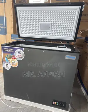 Brand New Nasco Single Door Chest Freezer (Gray)