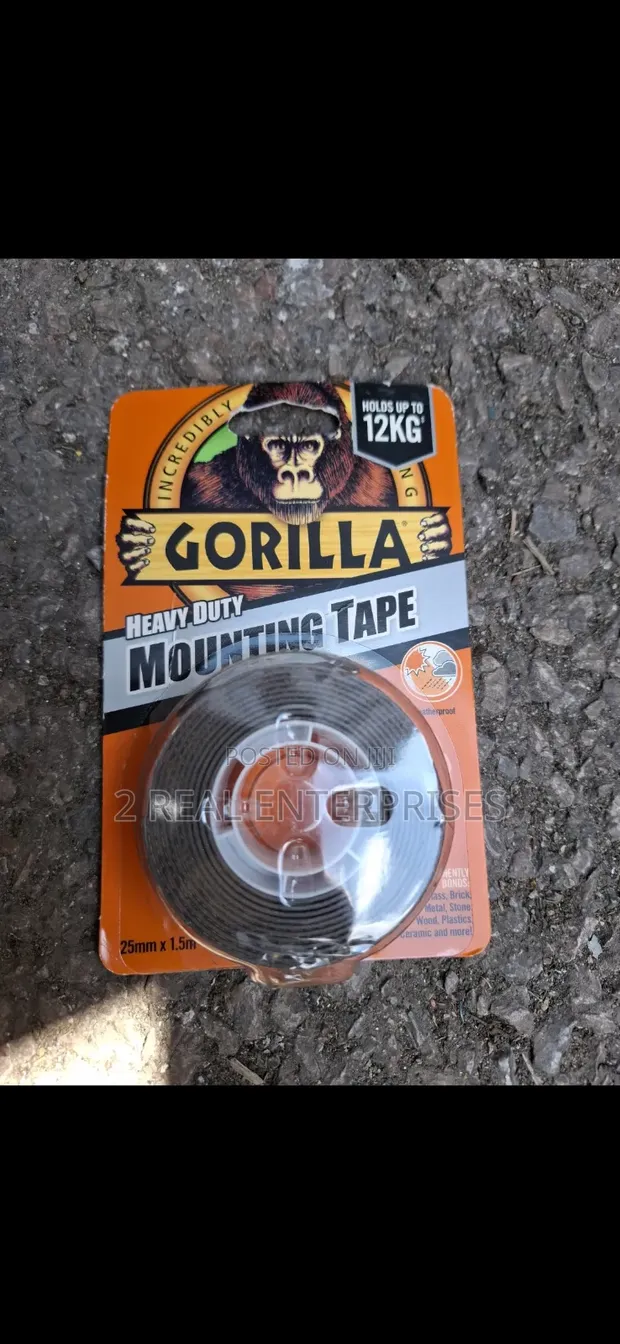 Gorilla Heavy Duty Double-Sided Mounting Tape Black - 1