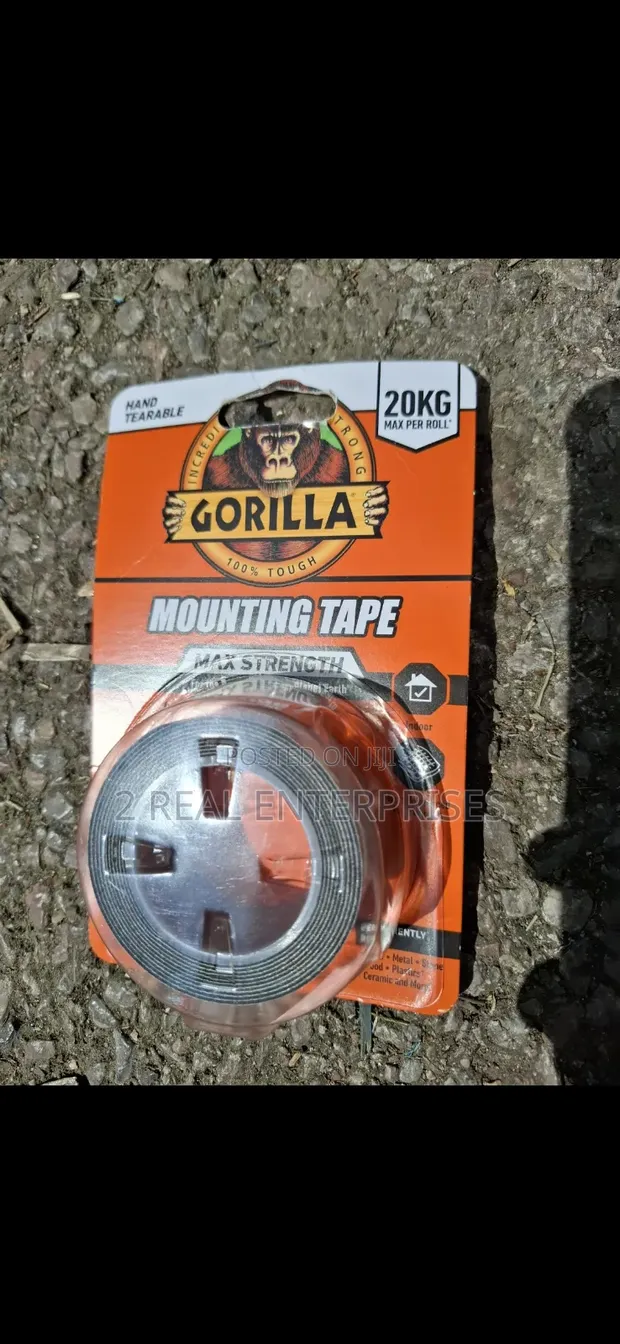 Gorilla Max Strength Double Sided Mounting Tape 20kg - 1