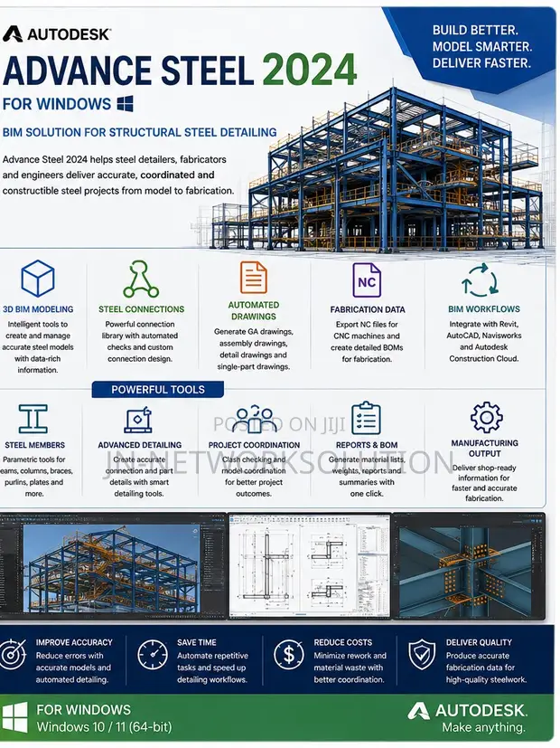 Autodesk Advance Steel 2024 for Windows - 1