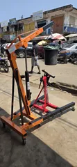 2 Ton Engine Crane and Engine Stand Combo - 5