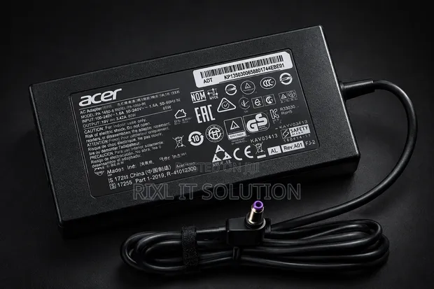 Original Acer 135W Laptop Charger (19V 7.1A, 5.5x2.5mm) - 1