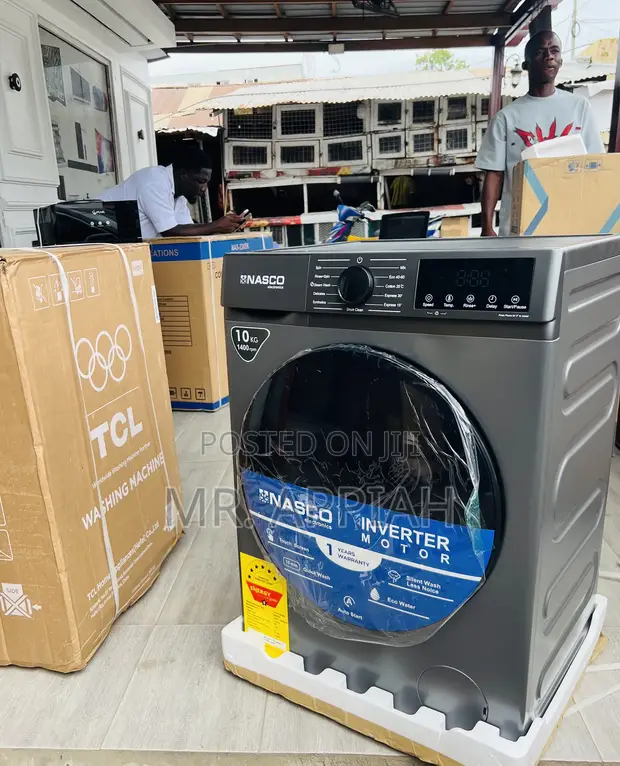 Super Classic Nasco 8kg Front Load Washing Machine (Gray) - 1