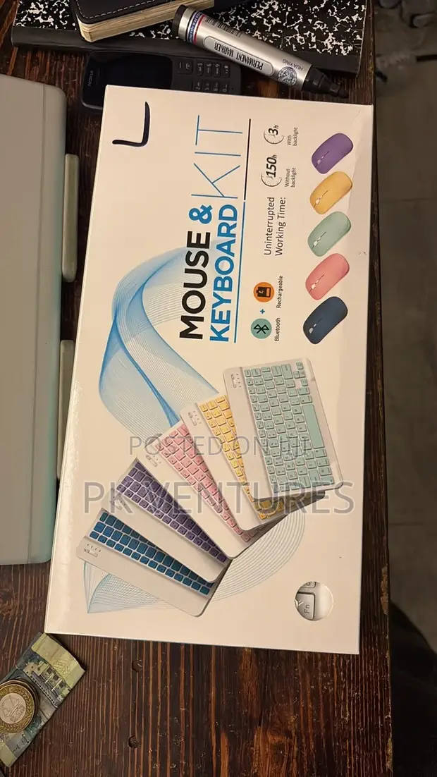 Bluetooth Rechargeable Mouse and Keyboard Combo - 1