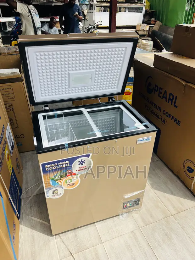 Super Classic Nasco Single Door Chest Freezer (Gold) 150L - 1