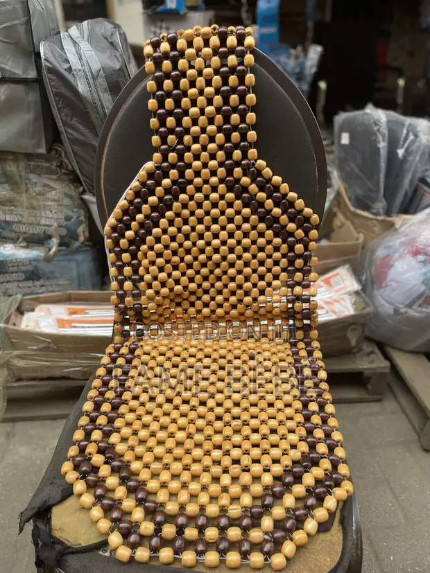 Wooden Bead Car Seat Cushion - 1