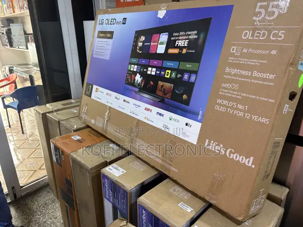 LG 55-Inch OLED Evo AI C5 Series Smart TV - 1