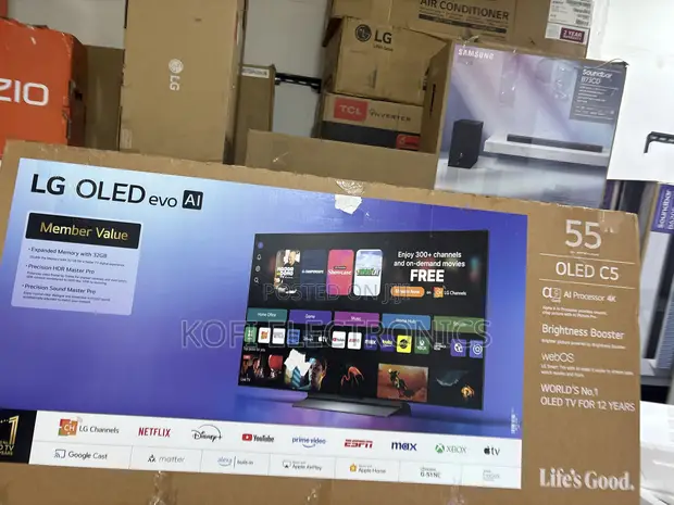 LG 55" OLED C5 Evo AI Smart TV - 1
