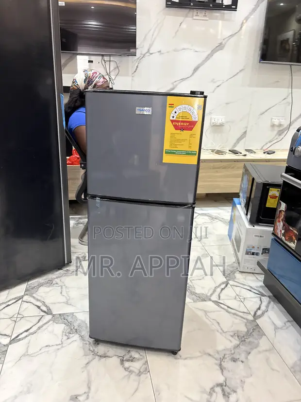 Brand New Nasco Top Mount Freezer Fridge (112L, Dark Grey) - 1