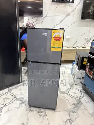 Brand New Nasco Top Mount Freezer Fridge (112L, Dark Grey)