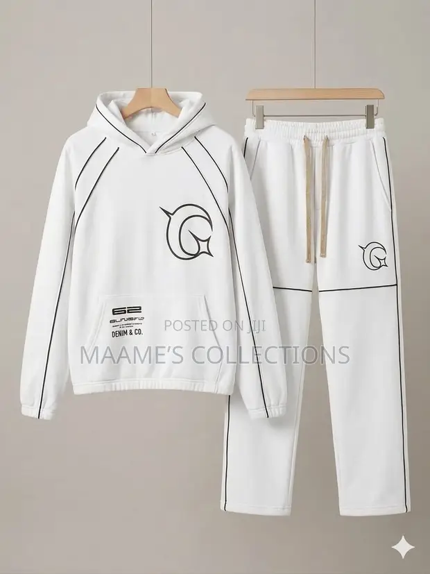 Men's Graphic Hoodie Tracksuit Set - 2-Piece - 1