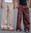 No Boundaries Palazzo Joggers - XL, XXL, 3XL - 1