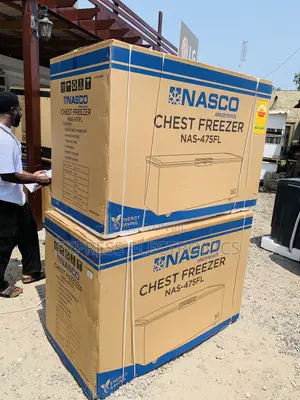Brand New Nasco 400L Chest Freezer - Black (NAS-475FL-B)